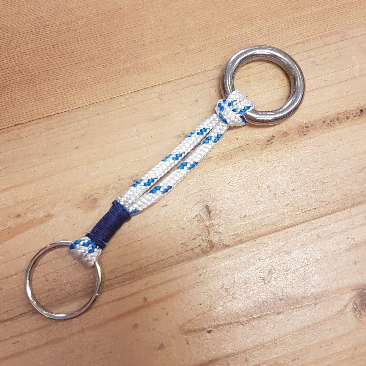 Porte-clé avec anneau en forme de nœud, étui repliable en forme de