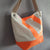 Maud recycled boat sail shoulder bag made in france