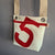 Mini shoulder bag recycled sailcloth recycled sailcloth made in france