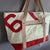 Travel bag made of recycled boat sail made in france