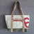 Travel bag made of recycled boat sail made in france