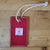 Luggage tag made in france from boat sails