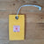 Luggage tag made in france from boat sails