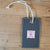 Luggage tag made in france from boat sails