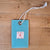 Luggage tag made in france from boat sails