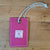 Luggage tag made in france from boat sails