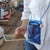 Recycled boat sail phone pouch made in france