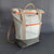 Recycled boat sail backpack made in france