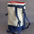 Recycled boat sail backpack made in france