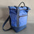 Recycled boat sail backpack made in france