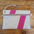 Plate case in recycled boat sail made in france