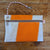 Recycled boat sail pouch made in france