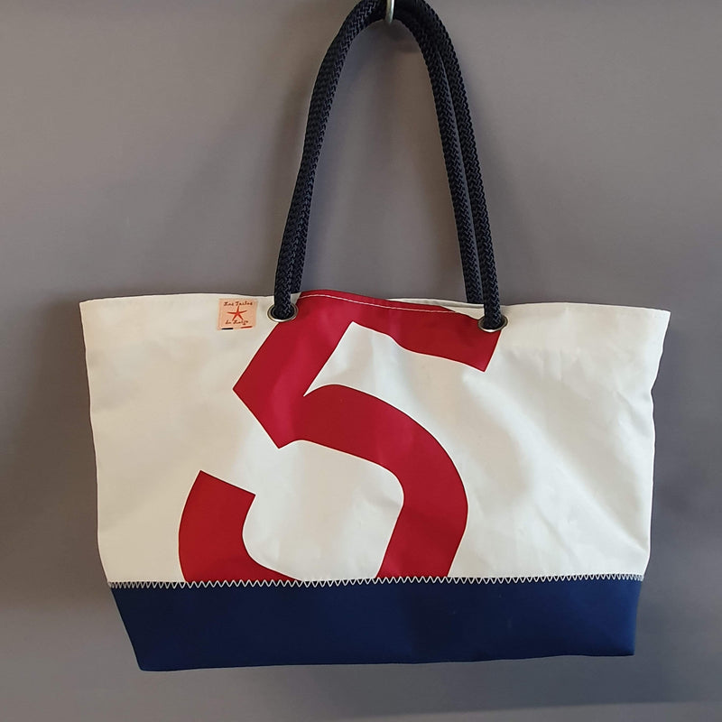 sac cabas en voile de bateau recyclée grand modèle – lestoilesdularge