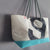 Bag made of recycled boat sail made in france