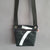 Mini shoulder bag made of recycled boat sail les toiles du large made in france